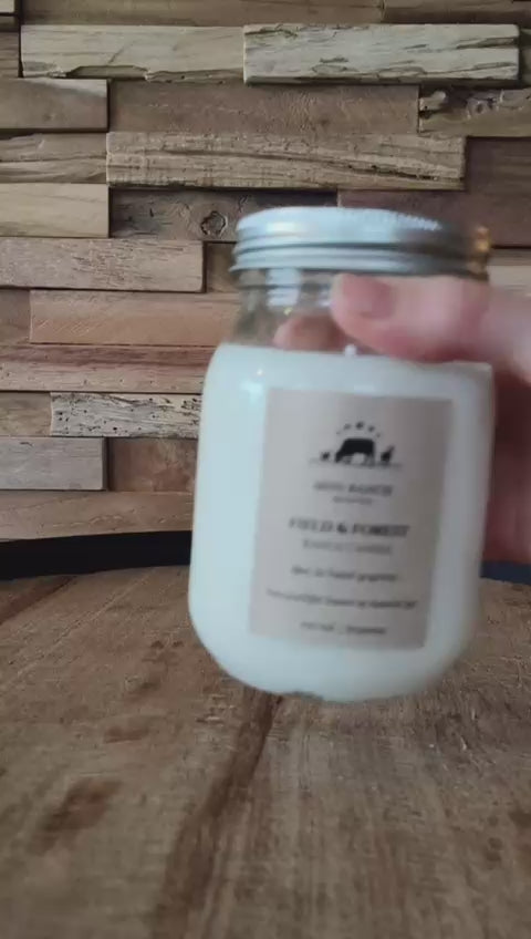 Natuurlijke sojawas geurkaars